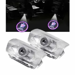 17系 18系Crown for 車用カーテシーランプ 2個セット majesta 角度調整 HDロゴ投影 専用ドアウェルカムライト 200系 Pink 210系 マジェスタ クラウン