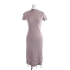 エイミーイストワール eimy istoire ニットワンピース ロング 半袖 刺繍 F ピンク /AP