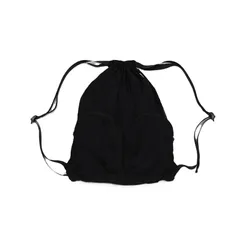 【新品】 [ウィゴー] 男女兼用 ポケット デザイン ナップサック 収納 カバン キャンプ アウトドア 登山 ストリート ギフト プレゼント レディース F ブラック 1