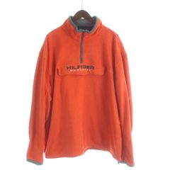 トミーヒルフィガー TOMMY HILFIGER ハーフジップフリースジャケット 長袖 オレンジ /AP