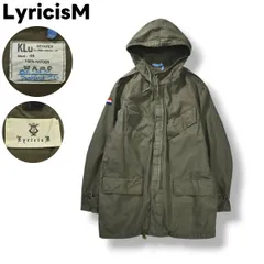 【希少】 80s ヴィンテージ リリシズム LyricisM 1987年 SEYNTEX オランダ軍 モッズ コート フィールド パーカー ジャンパー オプティ ジップ OPTI ZIP 48 オリーブ 軍物 ユーロ ミリタリー ウェア メンズ