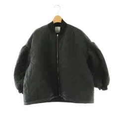 ローブデポー ROBE de PEAU キルティングブルゾン 中綿ジャケット ジップアップ ショート丈 F 黒 ブラック タグ付き /BB ■SH