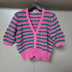 S)ZARA ザラ Vネック レディース ニット カーディガン