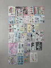 人物ステッカー在庫処分 アイオス studio DOMI WORLD ホジ 半 곱실 シクシク IN THE HOUSE ガラス ポポ