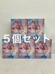 未開封 初音ミク 桜ミク AMP フィギュア 桜ドレスver. 5個セット LF3287 f107