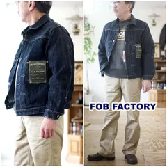 FOB FACTORY エフオービーファクトリー　 F2460　大戦モデルGジャン　デニムジャケット　デニムブラウスのサムネイル