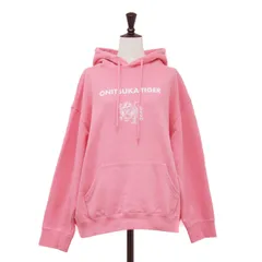 Onitsuka Tiger オニツカタイガー パーカー ピンク サイズ:L | 24秋冬 ウィメンズ フーディー | WOMENS HOODIE | パーカー プルオーバー ロゴ プリント 裏毛 コットン | トップス 【レディース】【中古】のサムネイル