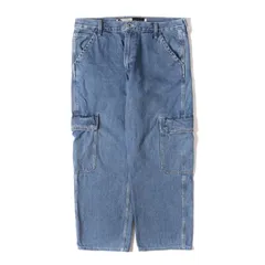 Levis リーバイス パンツ ミッドブルー サイズ:36×32 | 現行モデル | silver Tab ウォッシュド カーゴ デニム パンツ (LOOSE FIT) | ボトムス ジーンズ ジーパン【メンズ】【中古】