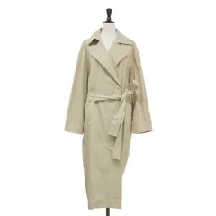 SLOBE IENA スローブ イエナ コート ベージュ サイズ:38(M) | 25春夏 ロング トレンチコート | マキシ丈 ベルト付き オーバーサイズ コットン | アウター ジャケット 羽織り【レディース】【中古】