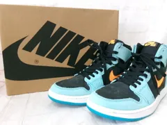【中古】箱有 NIKE ﾅｲｷ AIR JORDAN 1 ZOOM CMFT 2 ｽﾆｰｶｰ DV1307-408 ﾌﾞﾗｯｸ ﾌﾞﾙｰ ｵﾚﾝｼﾞ 27.0cm 991899713
