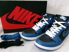 【中古】箱有 NIKE ﾅｲｷ 　AIR JORDAN 1 RETRO HIGH OG ｴｱｼﾞｮｰﾀﾞﾝ 555088-404 ﾌﾞﾗｯｸ ﾌﾞﾙｰ 26.5cm 991899711