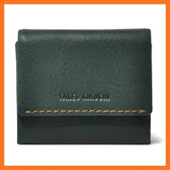 【新品】 [タケオキクチ] コインケース テネーロ メンズ 当社限定 別注モデル 本革 牛革 1704519 【52】 グリーン 0