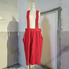 COMME des GARCONS GIRL  21aw ウール縮絨 吊りスカート S コムデギャルソンガール 2021aw AD2021のサムネイル