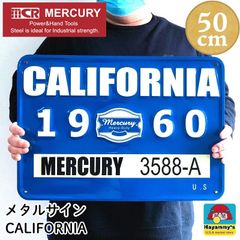 ブリキ看板 マーキュリー カリフォルニア アメリカン 雑貨 CALIFORNIA