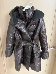 エルスポーツ グースダウン ダウンジャケット ロング丈 90