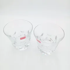 ⭐️未使用★Baccarat バカラ BELUGA ベルーガ タンブラー ロックグラス ペア 2客セット 箱/しおり付 DEC-0076