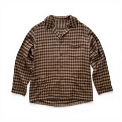 完売品】リネンチェック アノラックシャツ - メルカリ