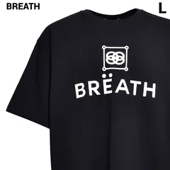 L  ¥14,300【BREATH CREST LOGO TEE / BLACK BR25SS-C5030 BREATH Tシャツ BAD HOPメンバー主導ブランド バッドホップ ブラック】のサムネイル