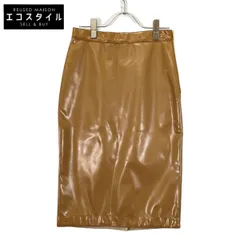 BURBERRY バーバリー ﾌﾞﾗｳﾝ ﾅｲﾛﾝ ﾋﾞﾆｰﾙﾊｲｳｴｽﾄﾀｲﾄｽｶｰﾄ 4