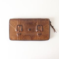 ポスト様専用 Leather＆Jeans ラウンドジップペンケース 12 フォグ
