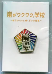 嵐 12年 ワクワク学校 校章ピンバッジ