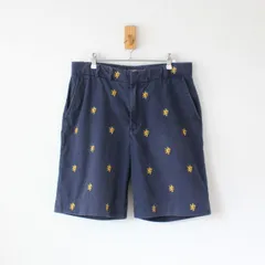 RUGBY ラルフローレン ショートパンツ 獅子刺繍 スリランカ製 褪せたネイビー 32 （w-1420510）
