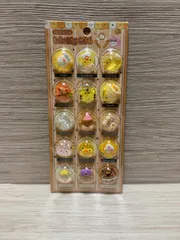 デコパーツ　シール　カプセル　3Dシール　立体　シール交換　コレクション