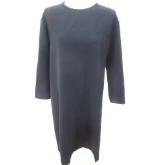 プレインピープル PLAIN PEOPLE ワンピース タイト ロング 長袖 3 紺 ネイビー /RT