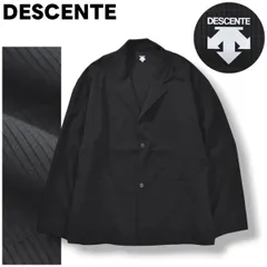 【美品】 デサント ポーズ DESCENTE PAUSE スキーマテック エアー SCHEMATECH AIR 2B シングル テーラード ジャケット ノッチドラペル ノーベント ブレザー M ブラック フォーマル ビジカジ メンズのサムネイル