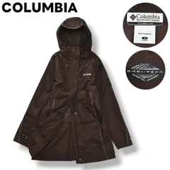 コロンビア COLUMBIA ランブリングローディー レイン ジャケット パーカー ラグランスリーブ オムニテック OMNI－TECH 裏地 メッシュ S ブラウン アウトドア タウンユース レジャー レディース ♪