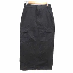 ザラ ZARA タイトスカート ロング マキシ XS 黒 ブラック /YK