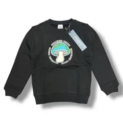 未使用 CHALLENGER SHROOM KIDS C/N SWEAT マッシュルームスウェットシャツ トレーナー キッズ  チャレンジャー CLG-KD 024-001 ブラック 110 （86970A）