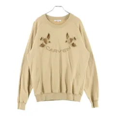 CARVEN (カルヴェン) CUT OUT MOLLETON SWEAT カット アウト モルトン クルーネック スウェット トレーナー ブラウンのサムネイル