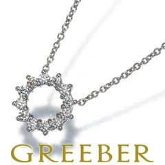 ティファニー オープンサークル ダイヤモンドネックレス 750 rg 現行品 