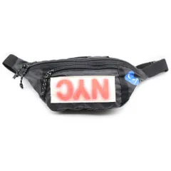 adidas (アディダス) ×ALEXANDER WANG アレクサンダーワン マルチパッチ付き ショルダーバッグ ブラック FK2114