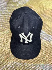 NEW ERA ブラック ニューヨーク・ヤンキース ベースボールキャップ ビックロゴ 高品質