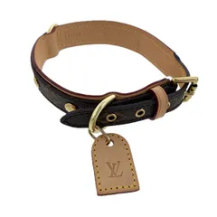LOUIS VUITTON ルイ・ヴィトン モノグラム コリエ・バクスターMM 首輪 犬 ペット 雑貨 M58071 ユニセックス ブラウン 中古のサムネイル