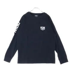 AVIREX (アヴィレックス) PDW L/S T-SHIRT ピーディーダブリュー ロングスリーブ クルーネック長袖Tシャツ カットソー ブラック 6613007