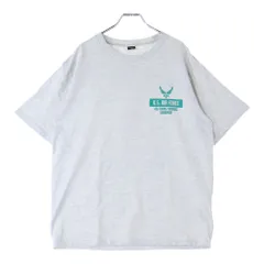 AVIREX (アヴィレックス) AIM HIGH T-SHIRT アイム ハイ クルーネック半袖Tシャツ カットソー グレー 6113297