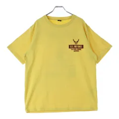 AVIREX (アヴィレックス) AIM HIGH T-SHIRT アイム ハイ クルーネック半袖Tシャツ カットソー イエロー 6113297