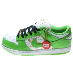 NIKE SB (ナイキエスビー) ×SUPREME DUNK LOW OG QS シュプリーム ダンク ゴールドスターズ ホワイト ミーングリーン ローカットスニーカー DH3228-101