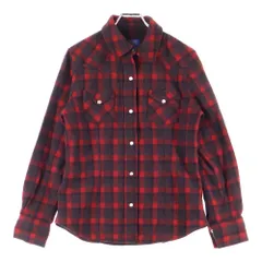 PENDLETON (ペンドルトン) FITTED ウール 長袖チェックシャツ レッド/ブラック
