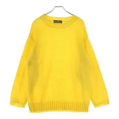 UNUSED (アンユーズド) 19AW 3G CREW NECK KNIT モヘア混 クルーネック ローゲージニット セーター イエロー US1644のサムネイル