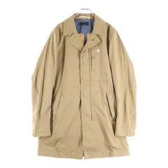 G-STAR RAW (ジースターロウ) 胸ロゴデザイン マルチステッチ マルチポケット ロングコート ベージュのサムネイル