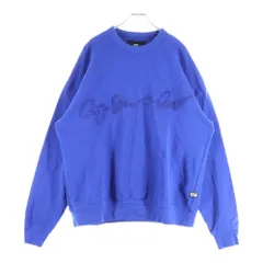 G-STAR RAW (ジースターロウ) フロントロゴデザイン クルーネック スウェット パーカー ブルーのサムネイル