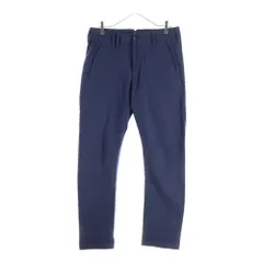 G-STAR RAW (ジースターロウ) ロゴデザインプレート マルチポケット コットン ジップアップ スラックスパンツ ネイビーのサムネイル