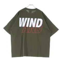 CHAMPION (チャンピオン) ×WIND AND SEA ウィンダンシー ロゴ エンブロイダリー ショートスリーブ ラグラン 半袖Tシャツ カットソー カーキ C8-Z355