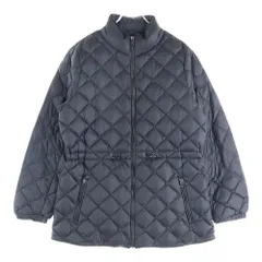 LAUREN RALPH LAUREN (ローレンラルフローレン) ショルダーエンブロイダリーデザイン マルチポケット ジップアップ キルティングジャケット レディース ブラック