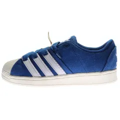adidas (アディダス) SST SUPERMODIFIED HEMP スーパースター モディファイド ヘンプ ローカットスニーカー ブルー/ホワイト US7/25cm FZ6368