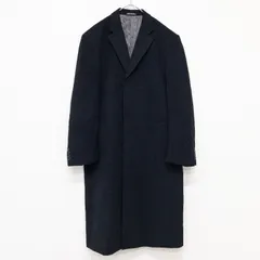 pierre cardin　ピエールカルダン　カシミヤ100%　チェスターコート　ロング　比翼　ブラック　メンズ　3L　b00660